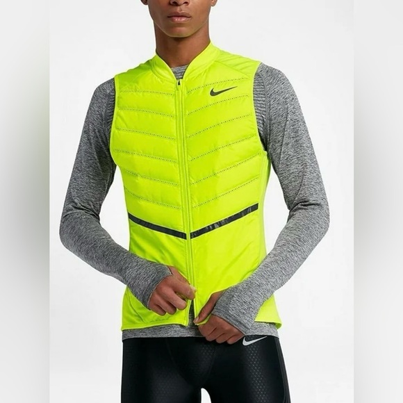 Nike Other - Nike Men’s Vest Aeroloft 800 Volt Training Running Vest Size Small